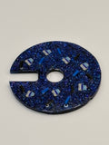 Police Glitter BruMate Era Tumbler Topper | Handmade Resin Police Cup Accessory | Blue Glitter Law Enforcement Lid Topper