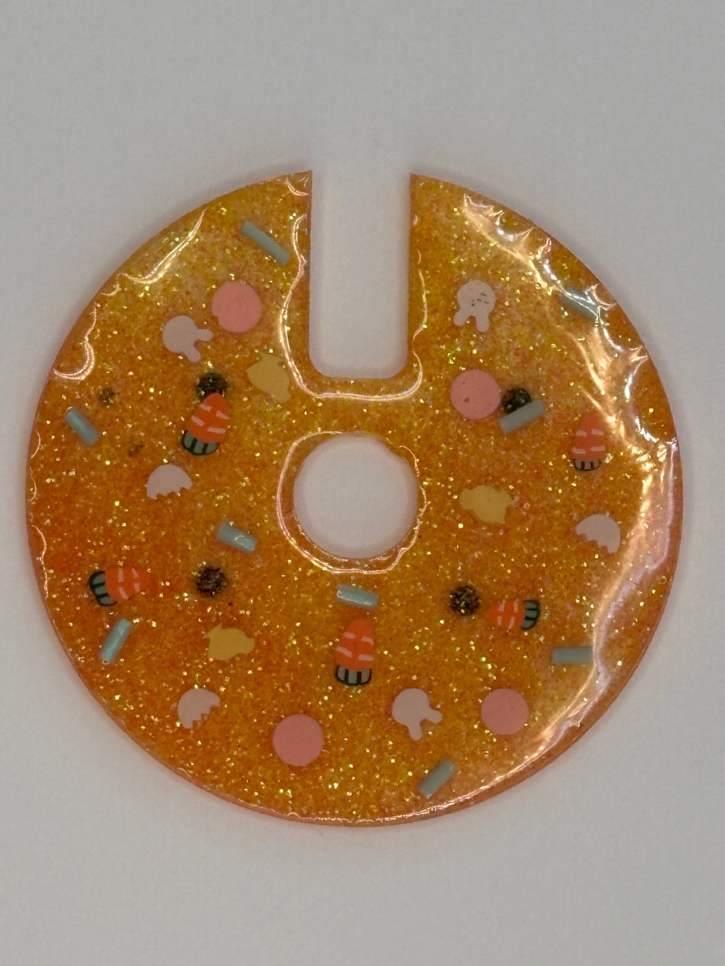 Easter Glitter BruMate Era Tumbler Topper | Handmade Resin Bunny & Carrot Cup Accessory | Spring Easter Lid Topper