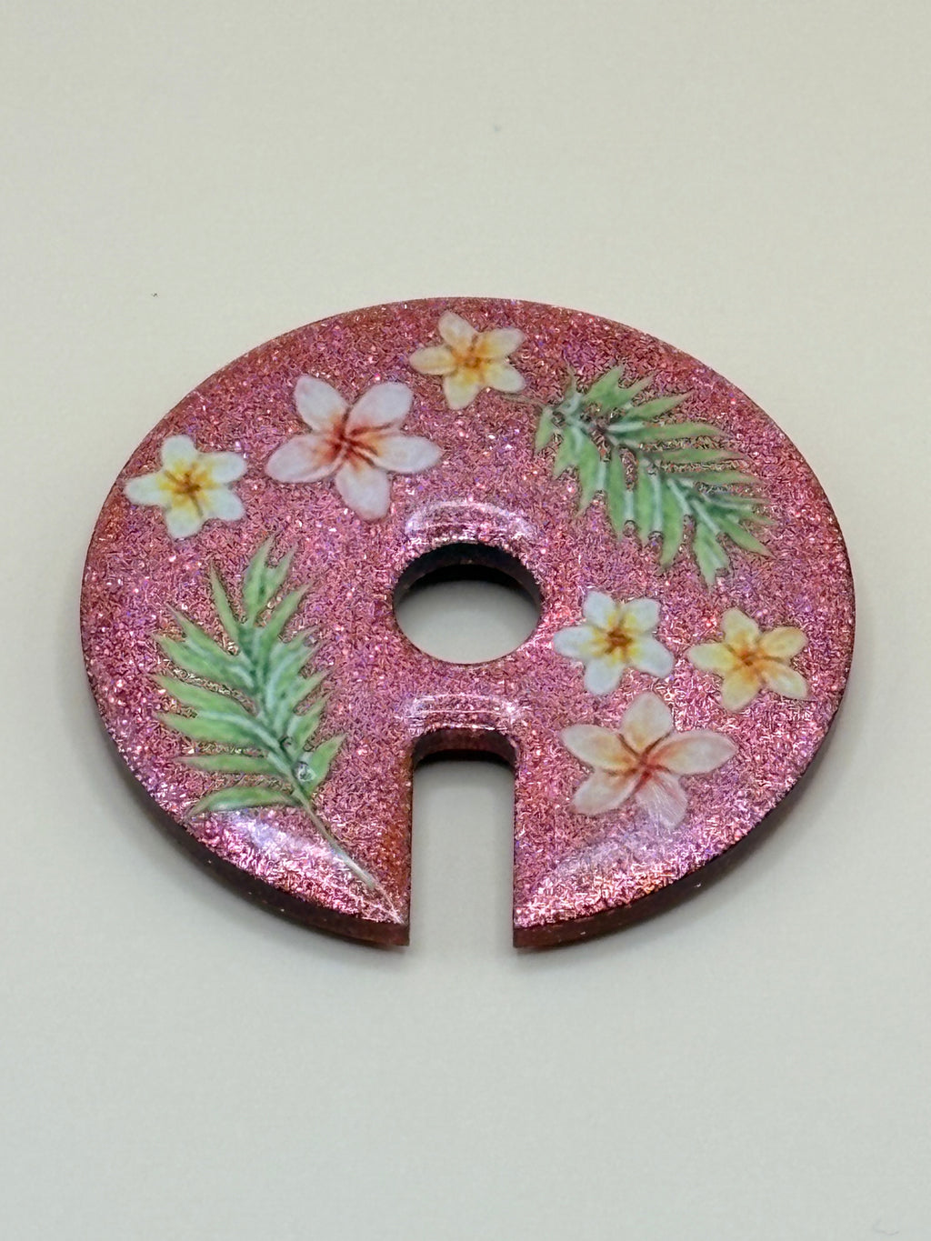 Coral Tropical Floral Tumbler Topper for BruMate Era