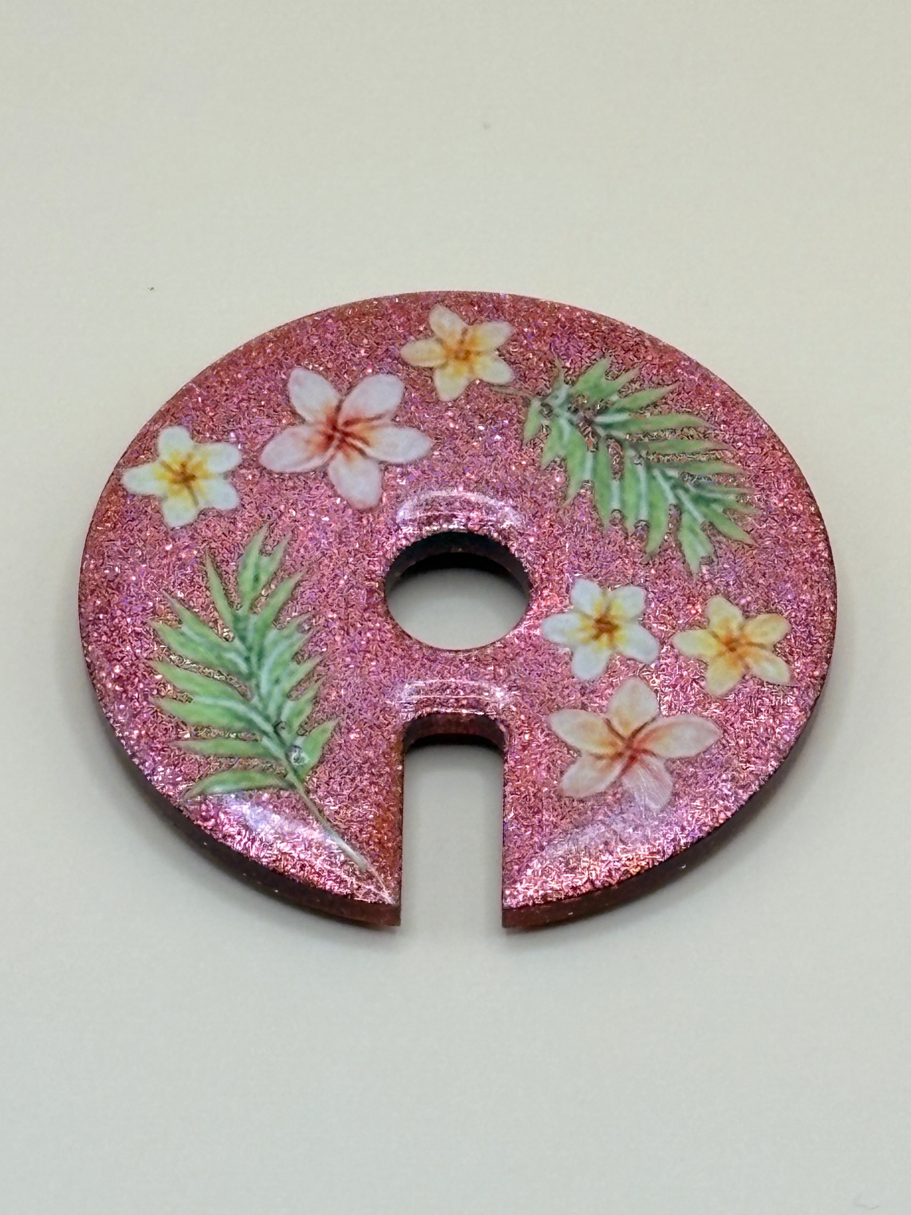 Coral Tropical Floral Tumbler Topper for BruMate Era