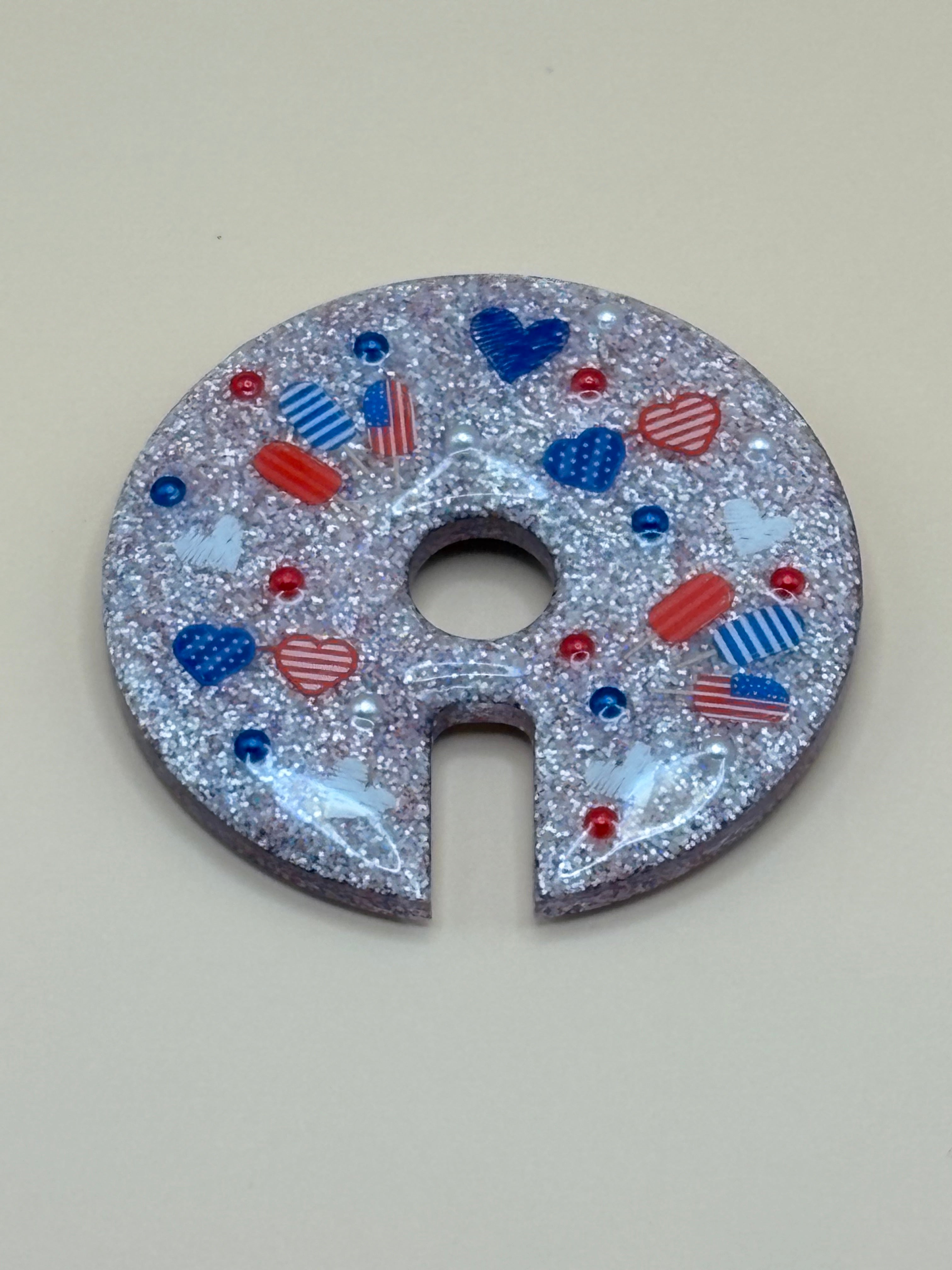 Patriotic Popsicle & Heart Tumbler Topper for BruMate Era